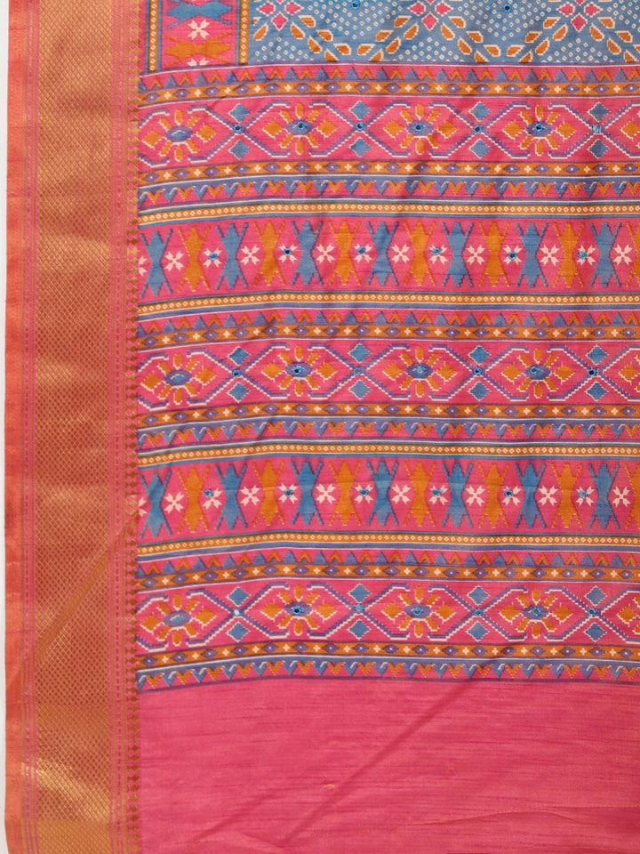 Patola Print Handloom Saree
