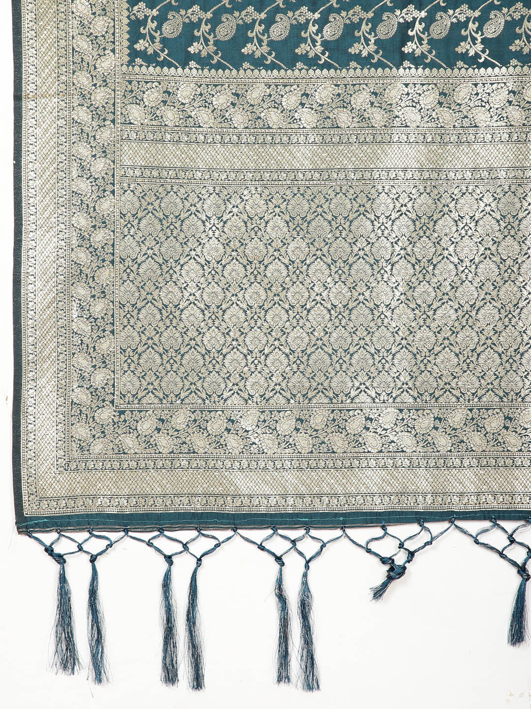 Stone Work Banarasi Woven Saree