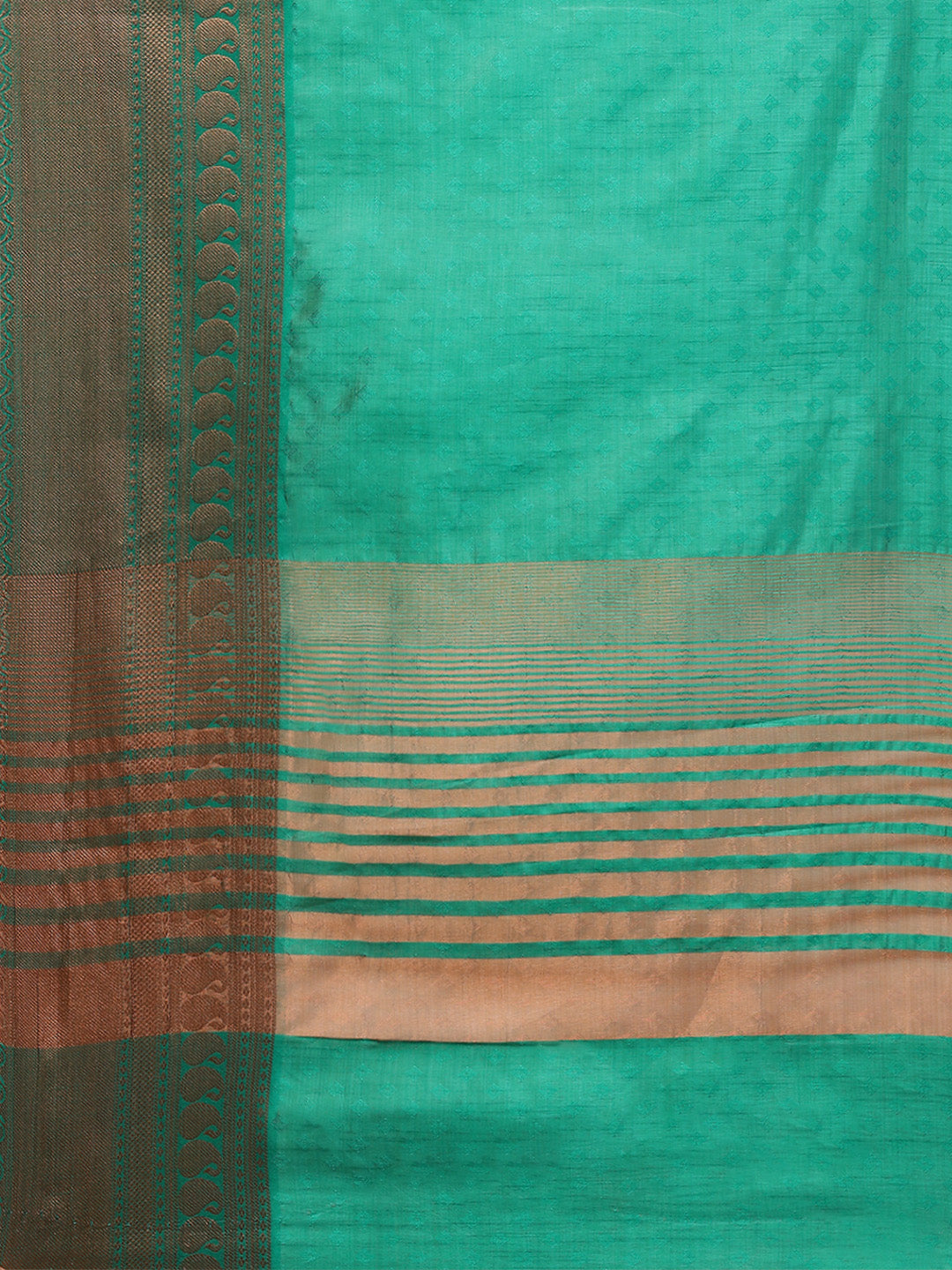 Zari Border Booti Tussar Woven Saree