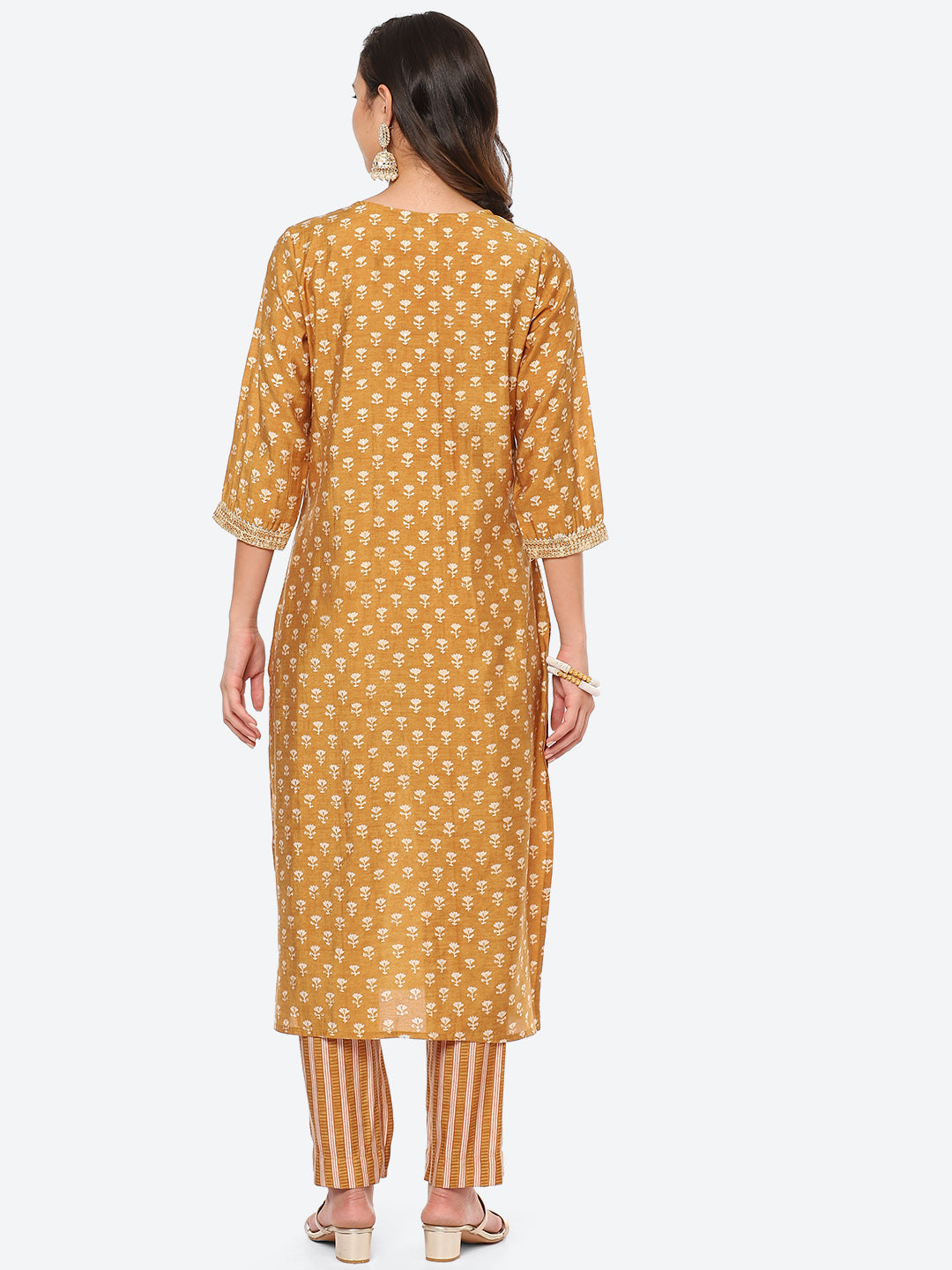 Sequin Muslin Kurta With Pant