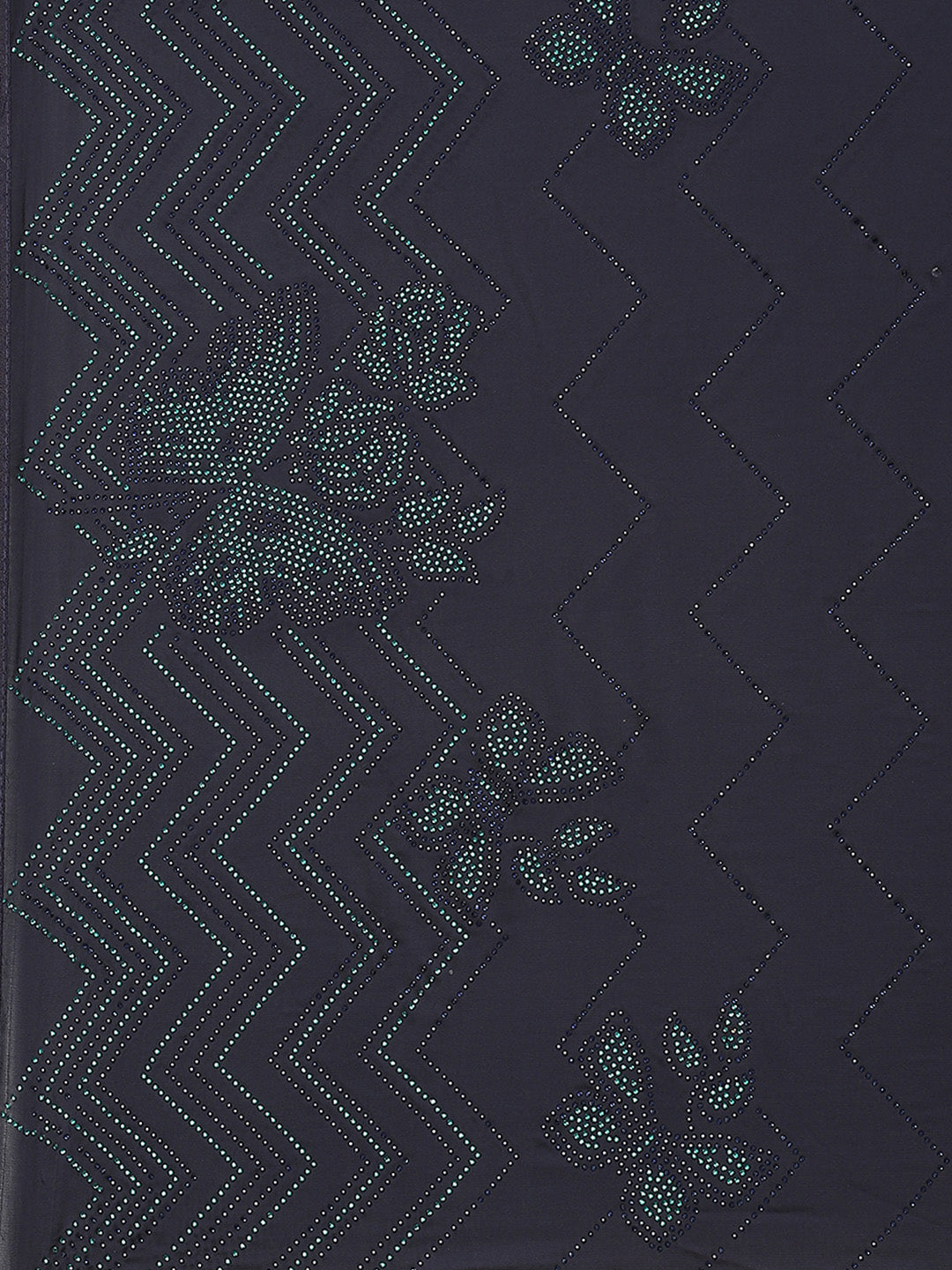 Stone Embroidered Satin Saree