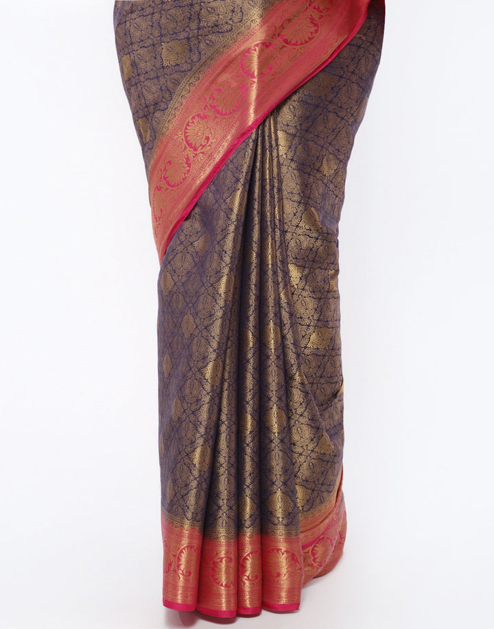 MBZ Meena Bazaar-Art Handloom Woven Saree