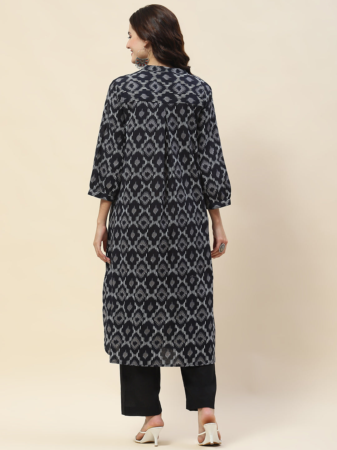 Printed Cotton Kurta Set