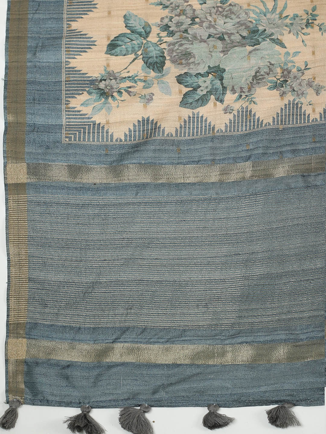 Digital Floral Printed Art Silk Saree