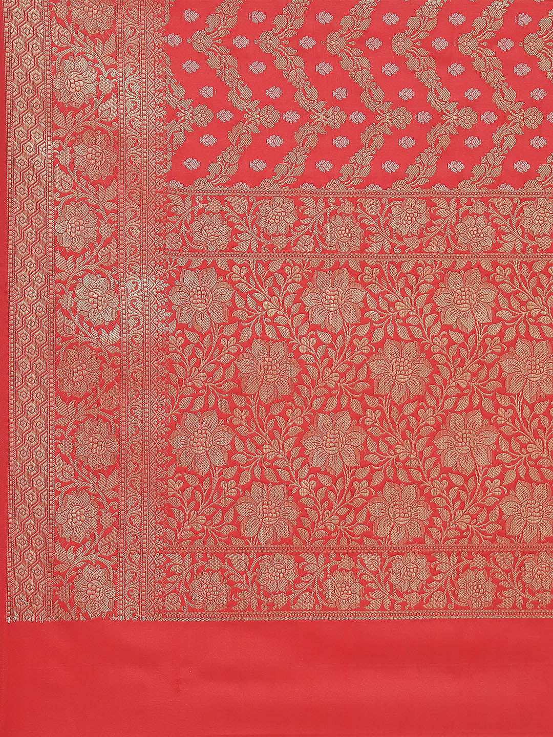Zari Booti Cotton Woven Saree