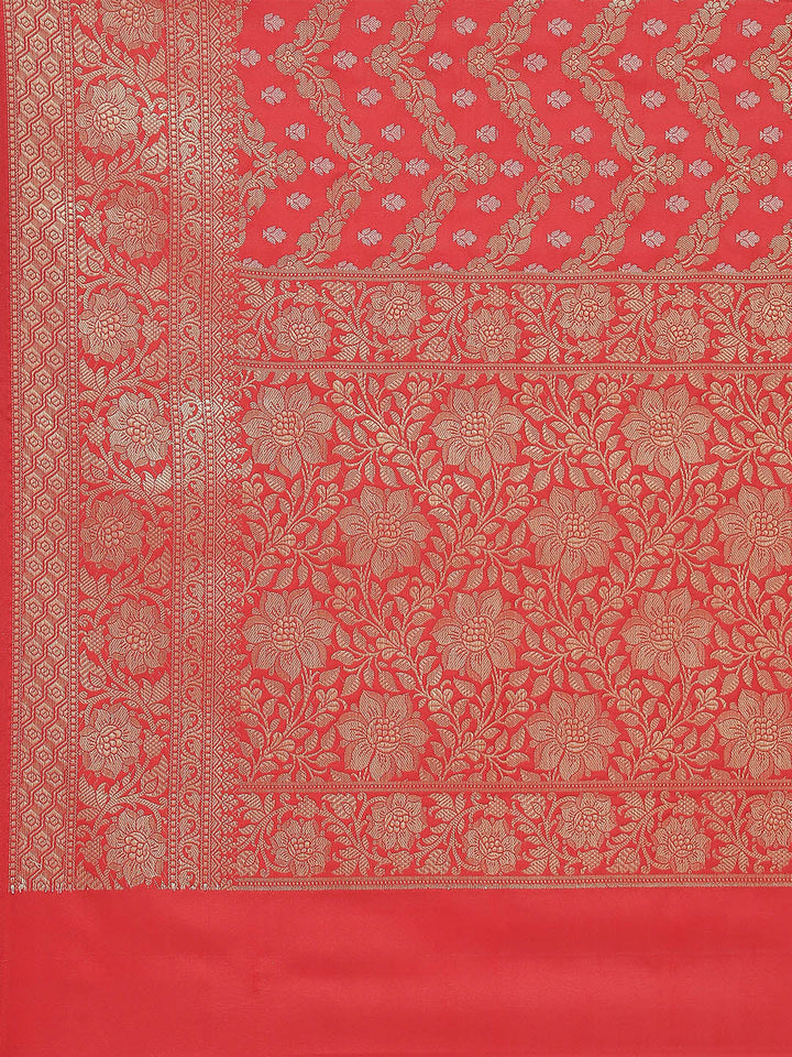 Zari Booti Cotton Woven Saree