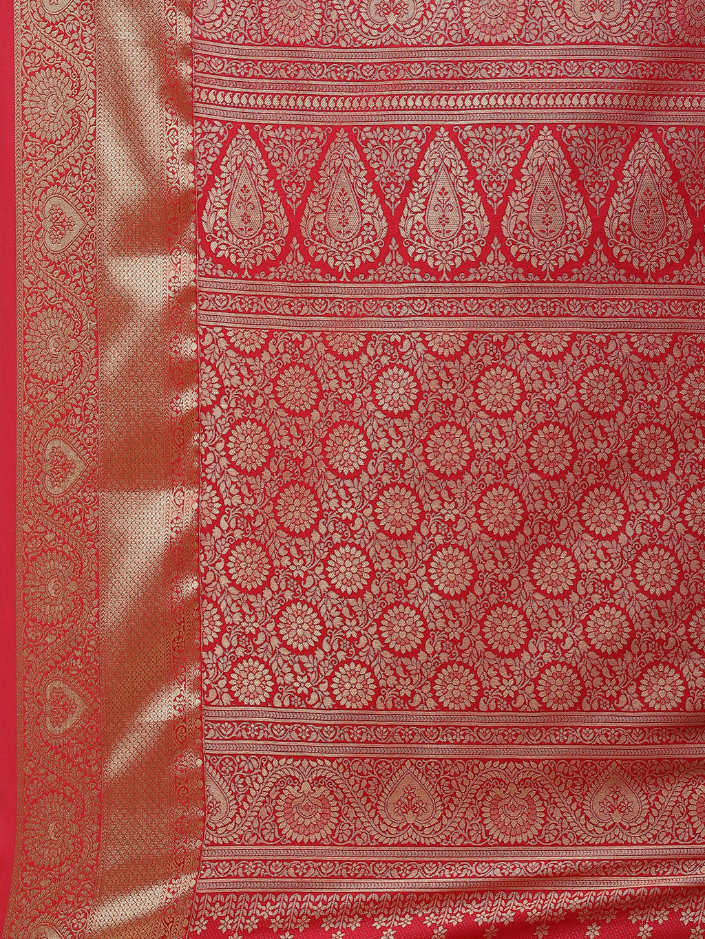 Brocade Zari Jaal Art Handloom Woven Saree