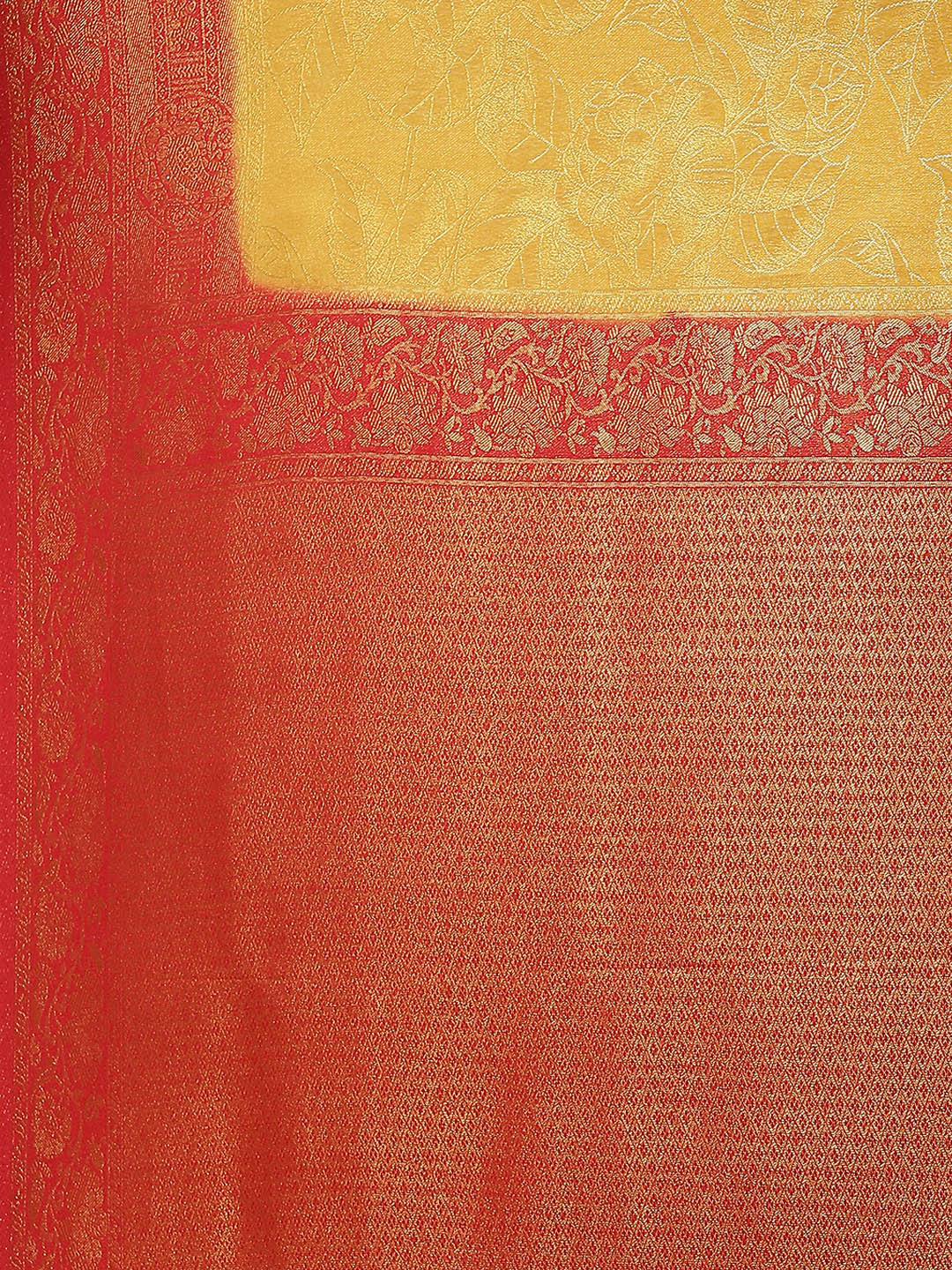 Floral Zari Jaal Woven Saree