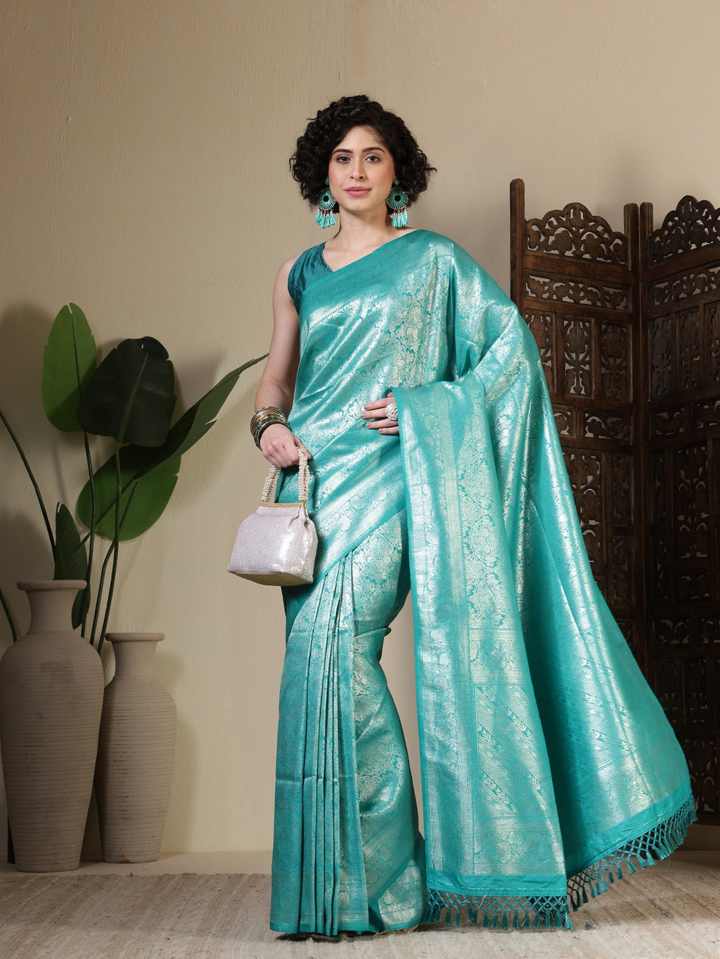Woven Design Art Silk Saree