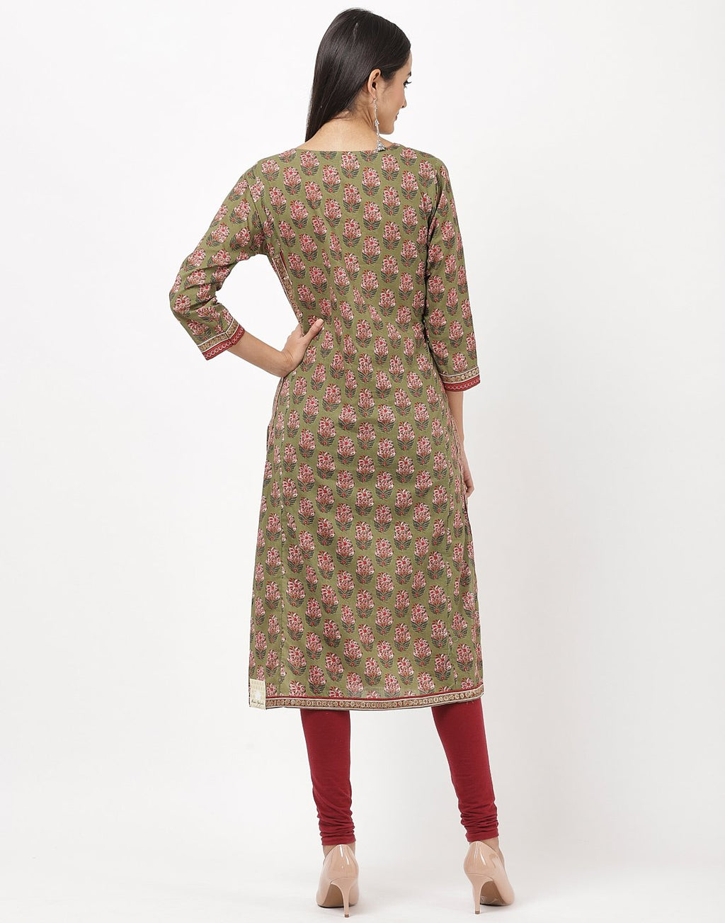 Mustard Cotton Kurti