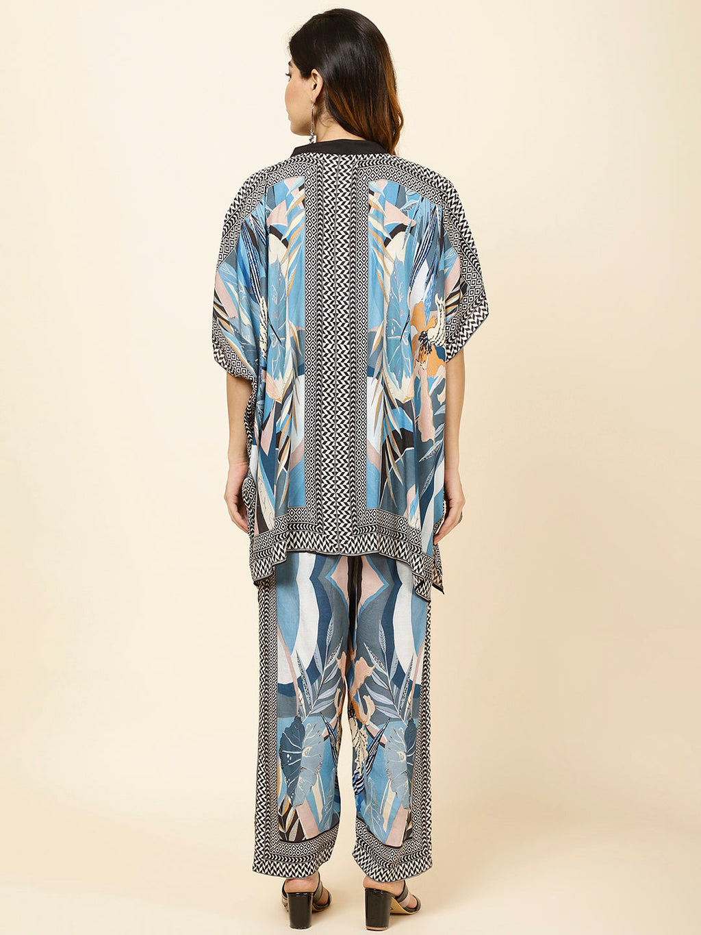 Printed Muslin Kurti With Pants