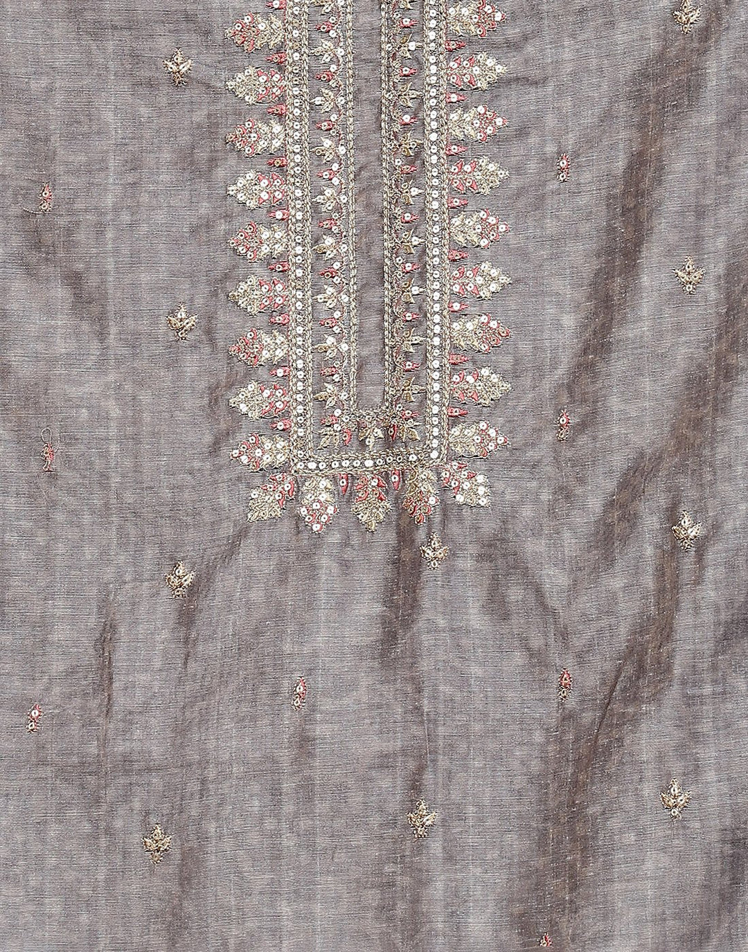 Chanderi Embroidered Suit piece