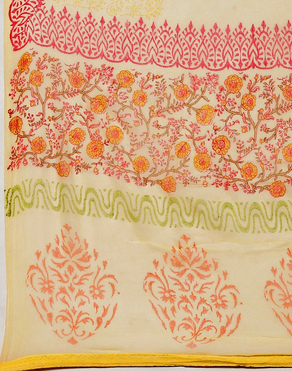 Chanderi Thread work Suit Piece