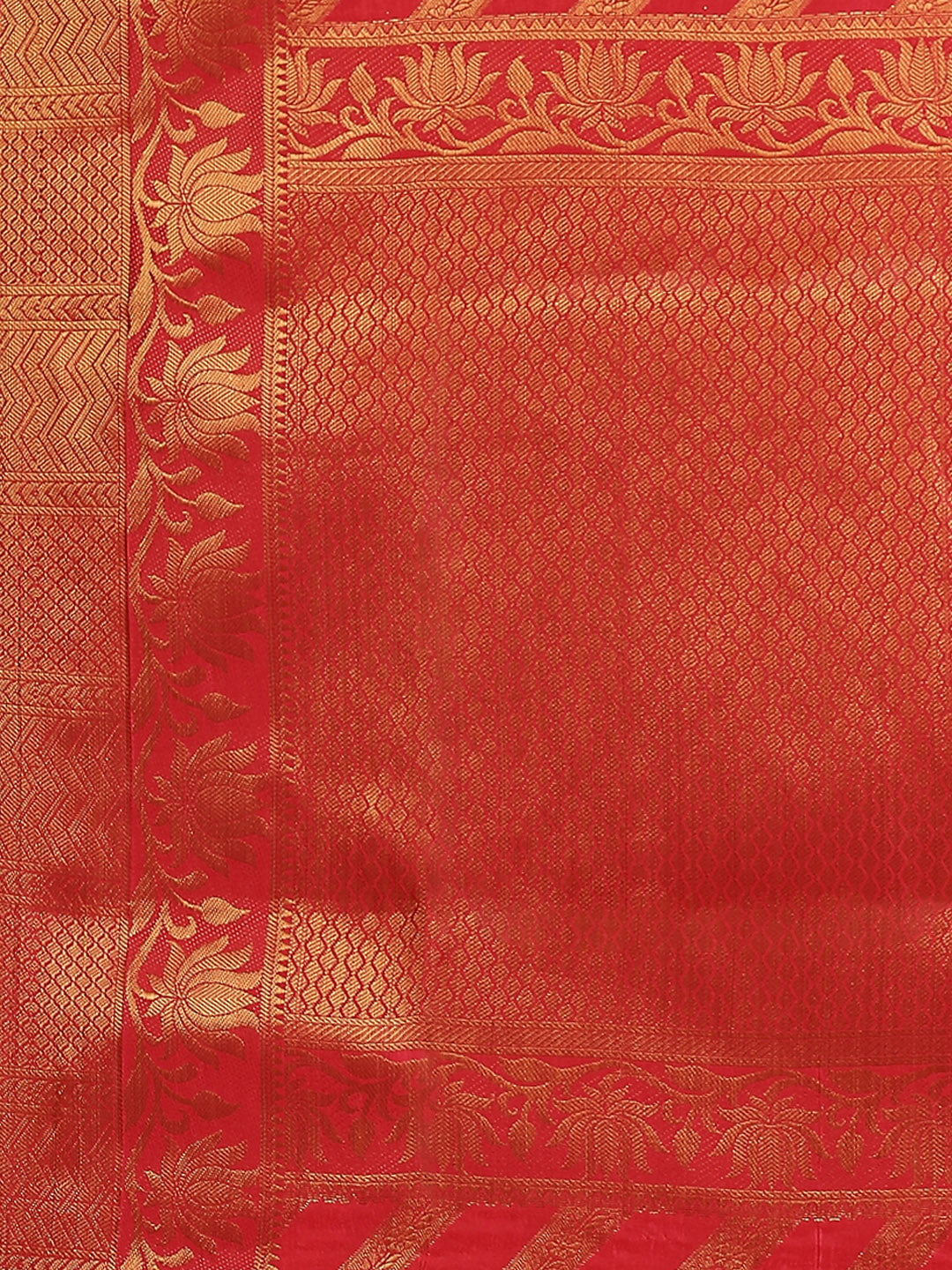 Zari Jaal Stripes Handloom Woven Saree