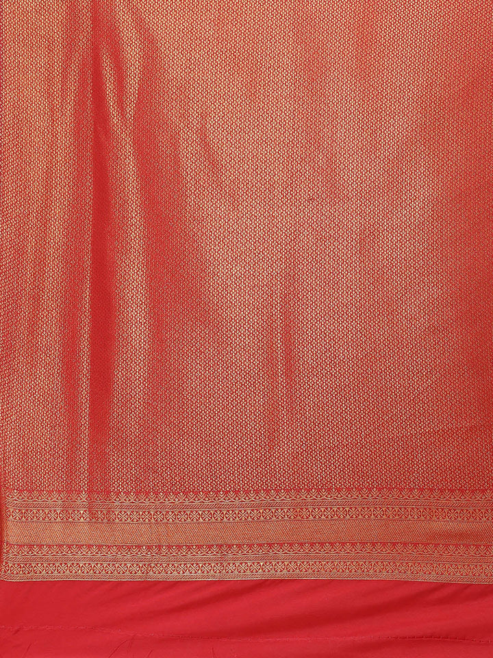 Zari Jaal Woven Handloom Saree