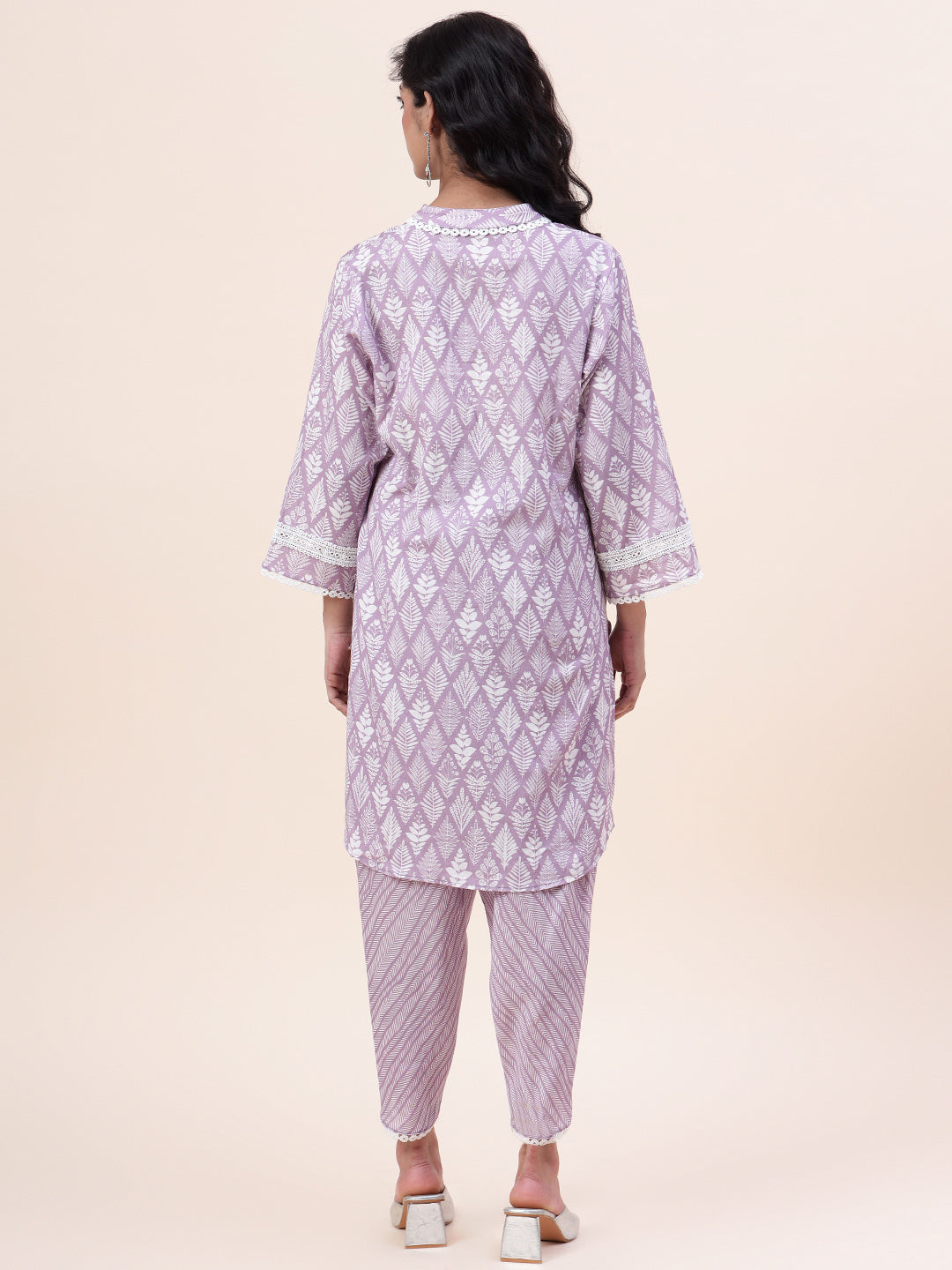 Printed Cotton Kurti With Dhoti Pants