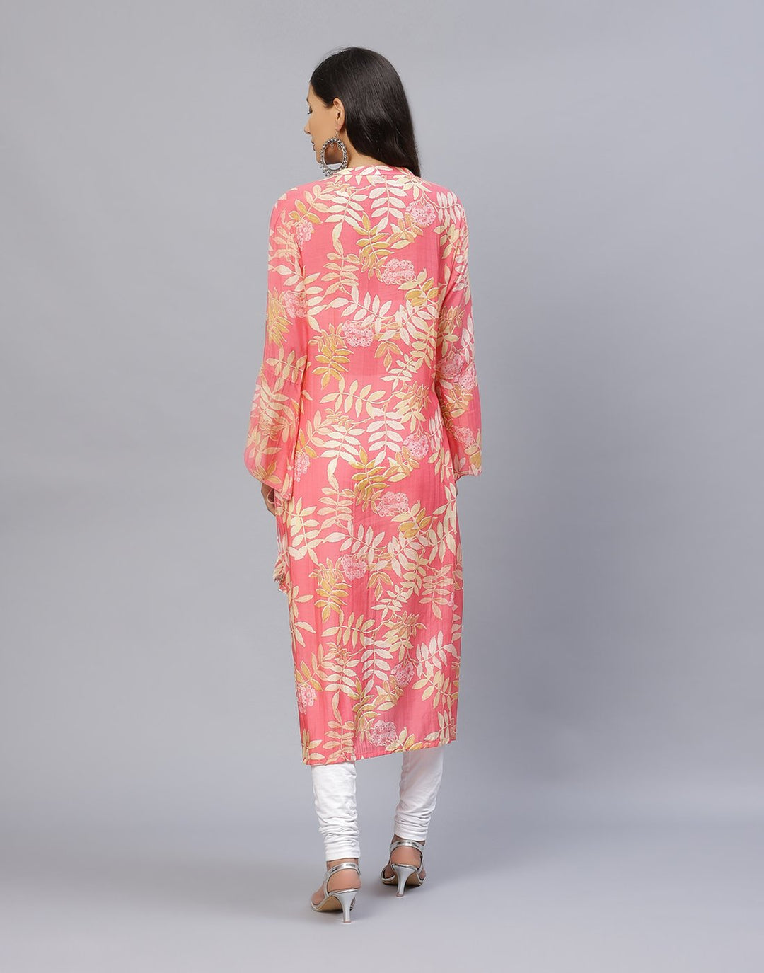 Floral Print Cotton Muslin Kurti