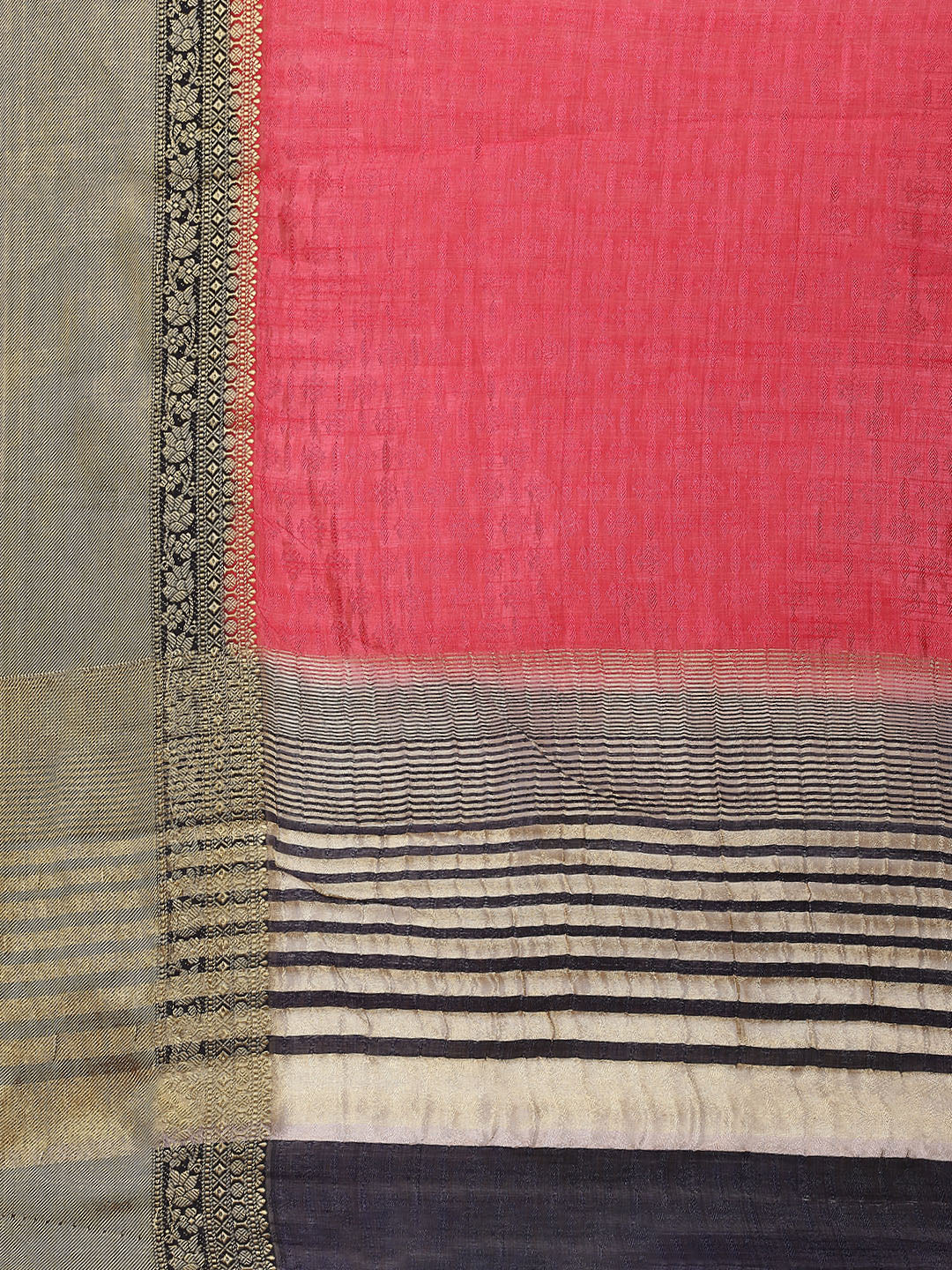 Zari Border Art Handloom Woven Saree