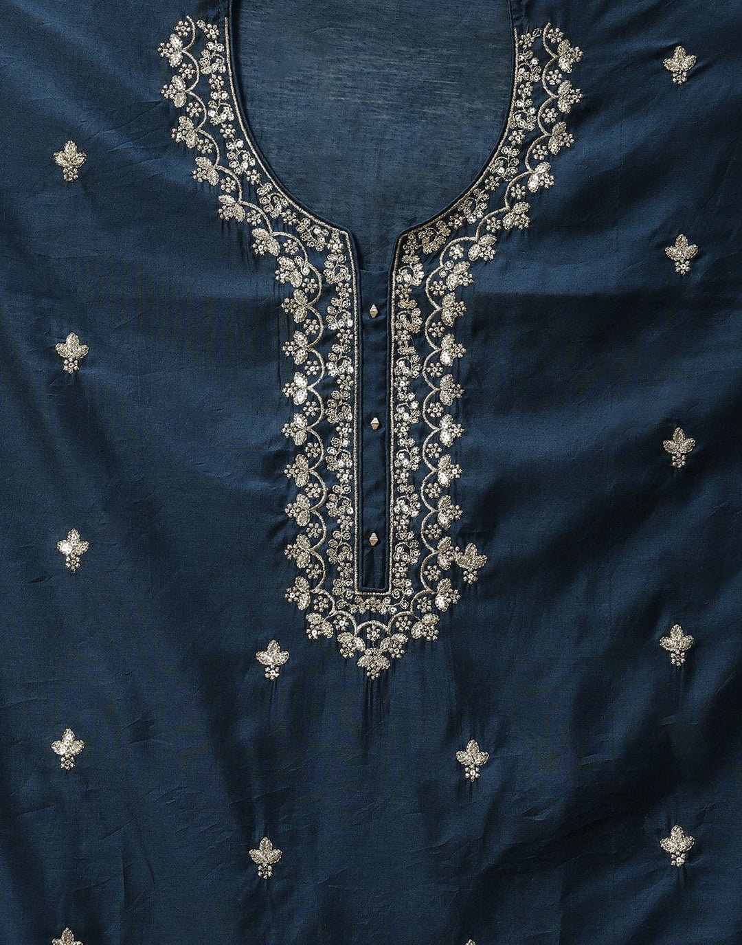 Embroidered Chanderi Suit Piece