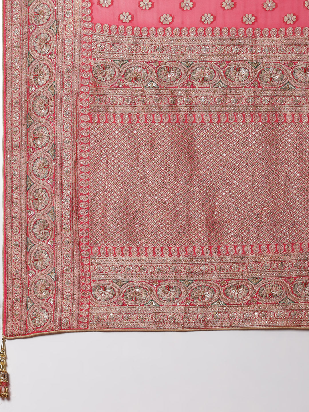 Stone Booti Banarsi Embroided Saree