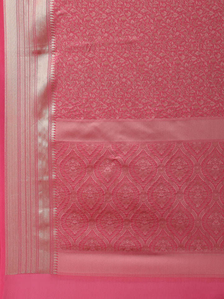 Resham Zari Border Woven Cotton Saree