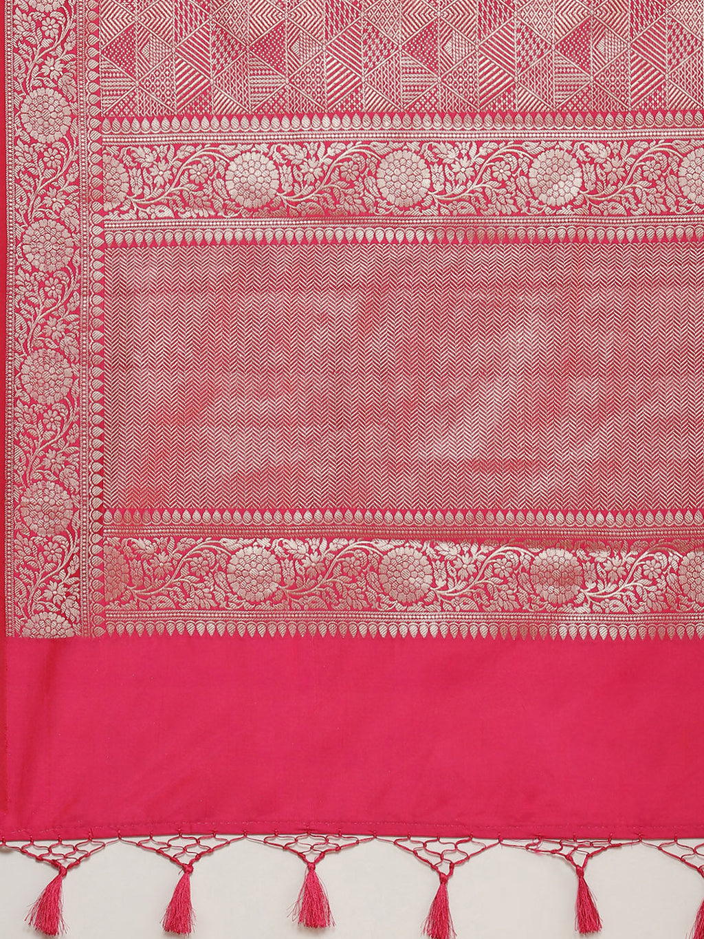 Zari Jaal Woven Banarsi Saree