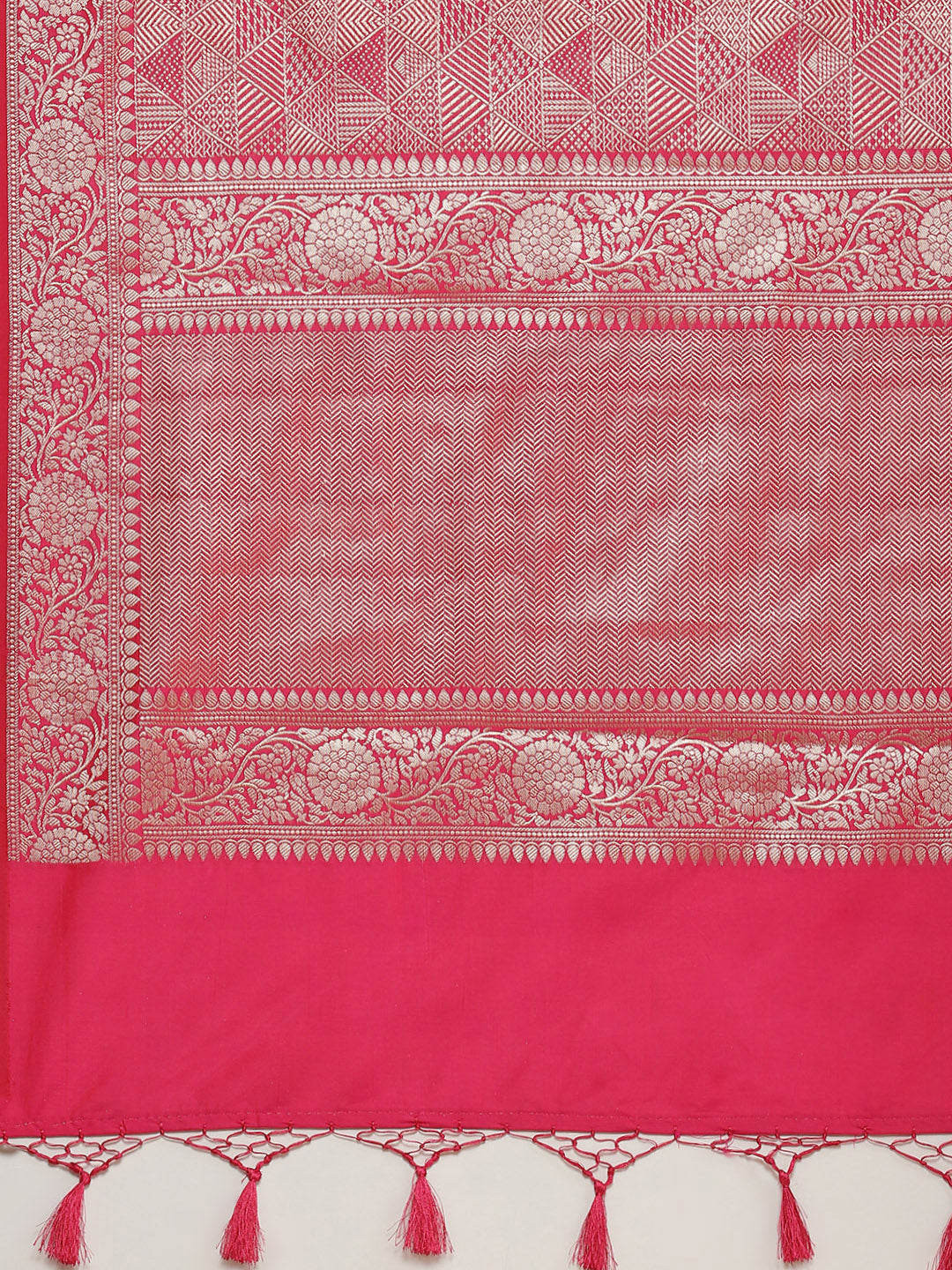 Zari Jaal Woven Banarsi Saree