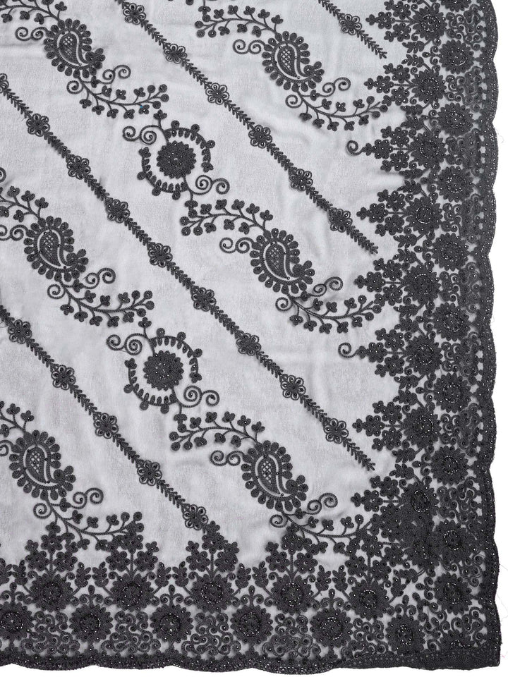 Embroidered Georgette Saree