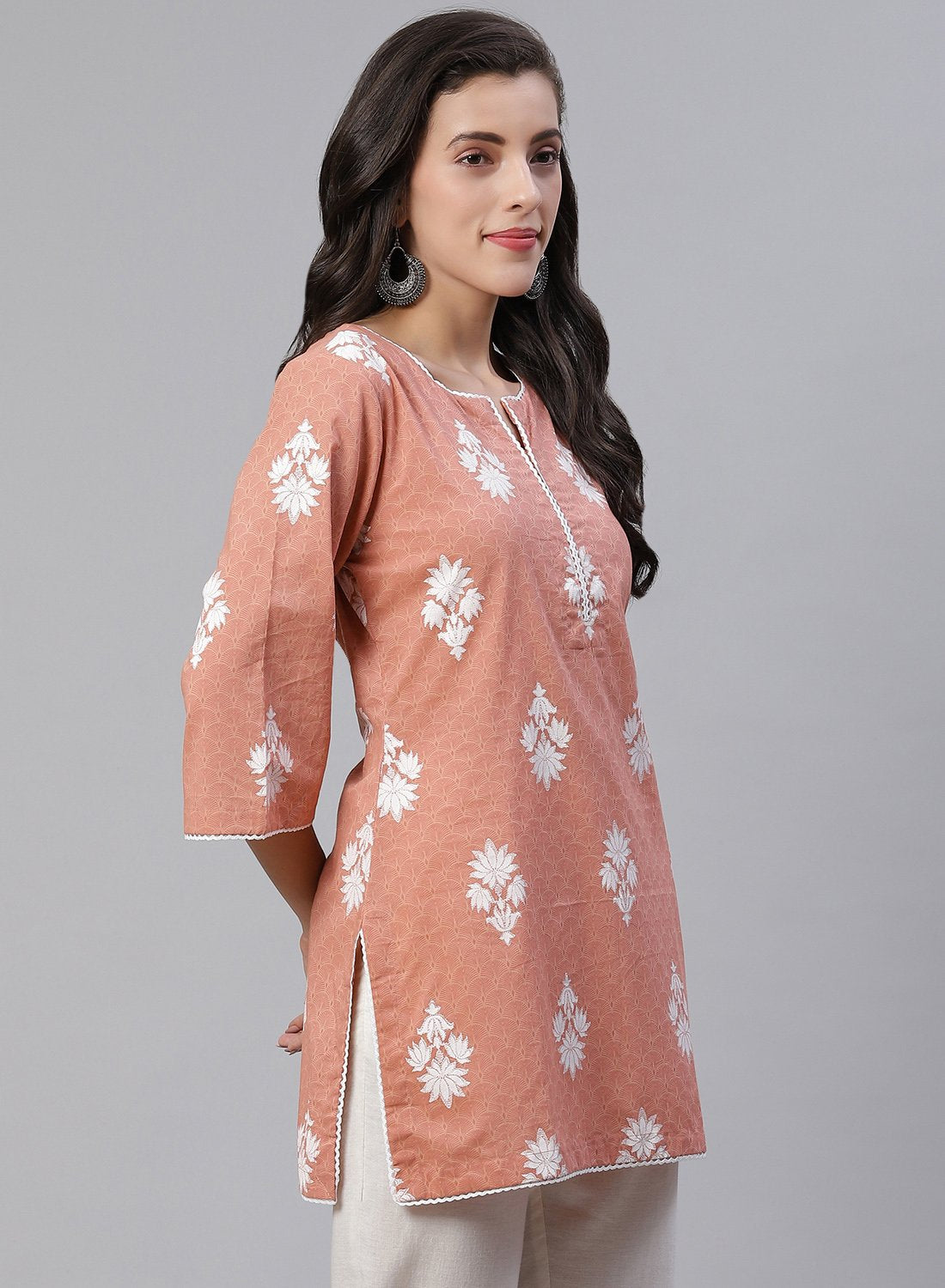 Cotton Printed Short Kurti