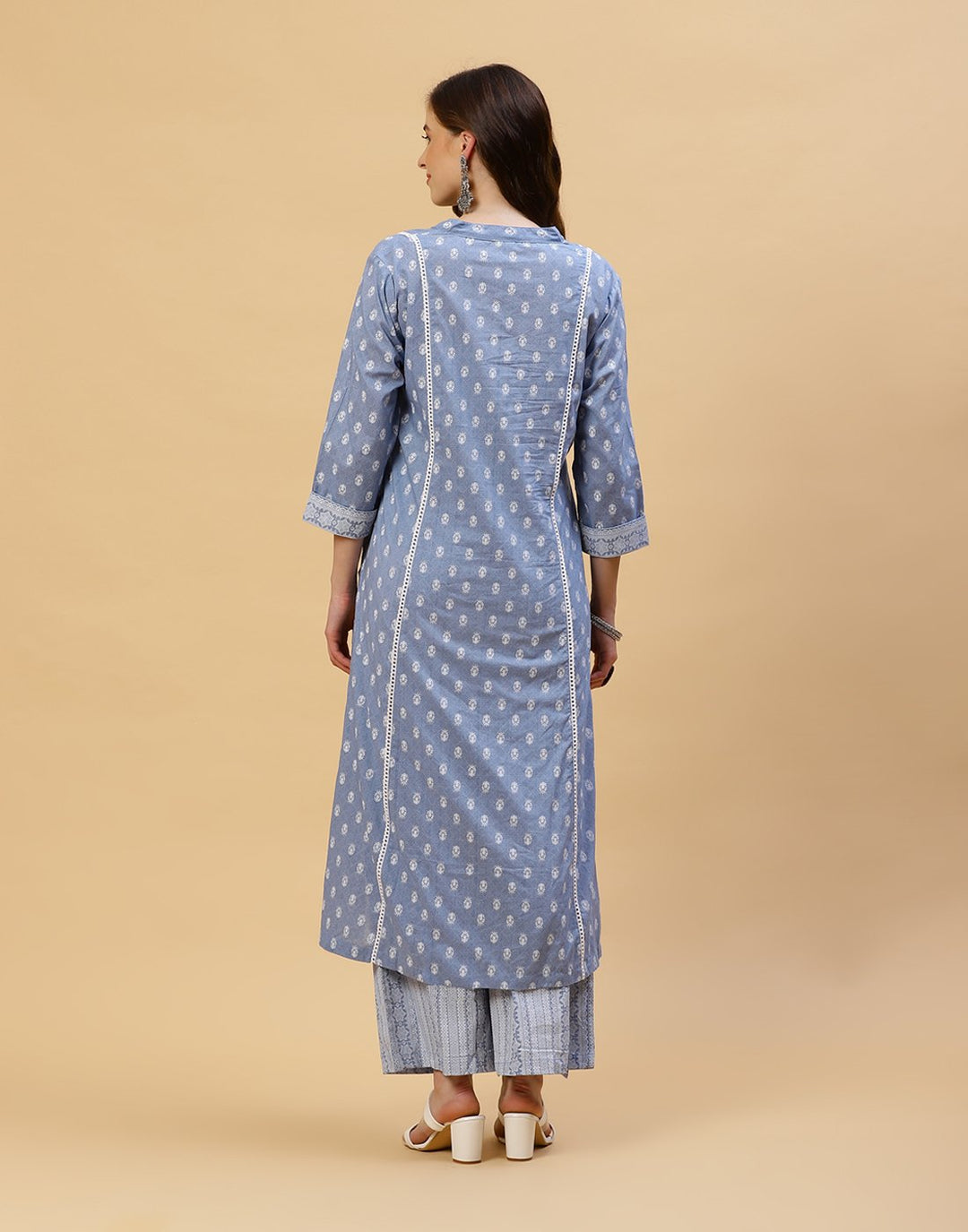 Printed Cotton Kurti With Pant