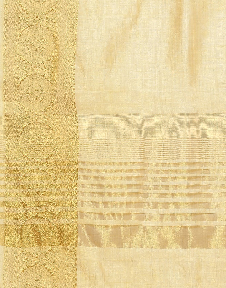 Woven Art Handloom Zari Border Saree