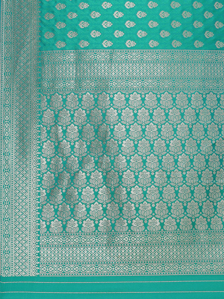 Zari Booti Woven Art Silk Banarsi Saree