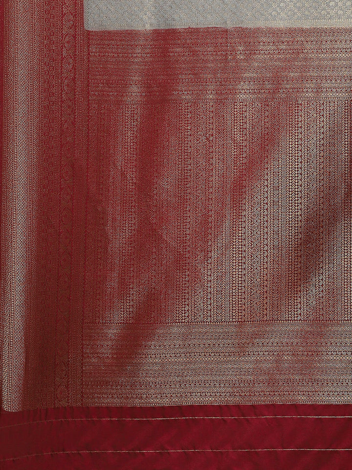 Zari Border Woven Art Silk Saree
