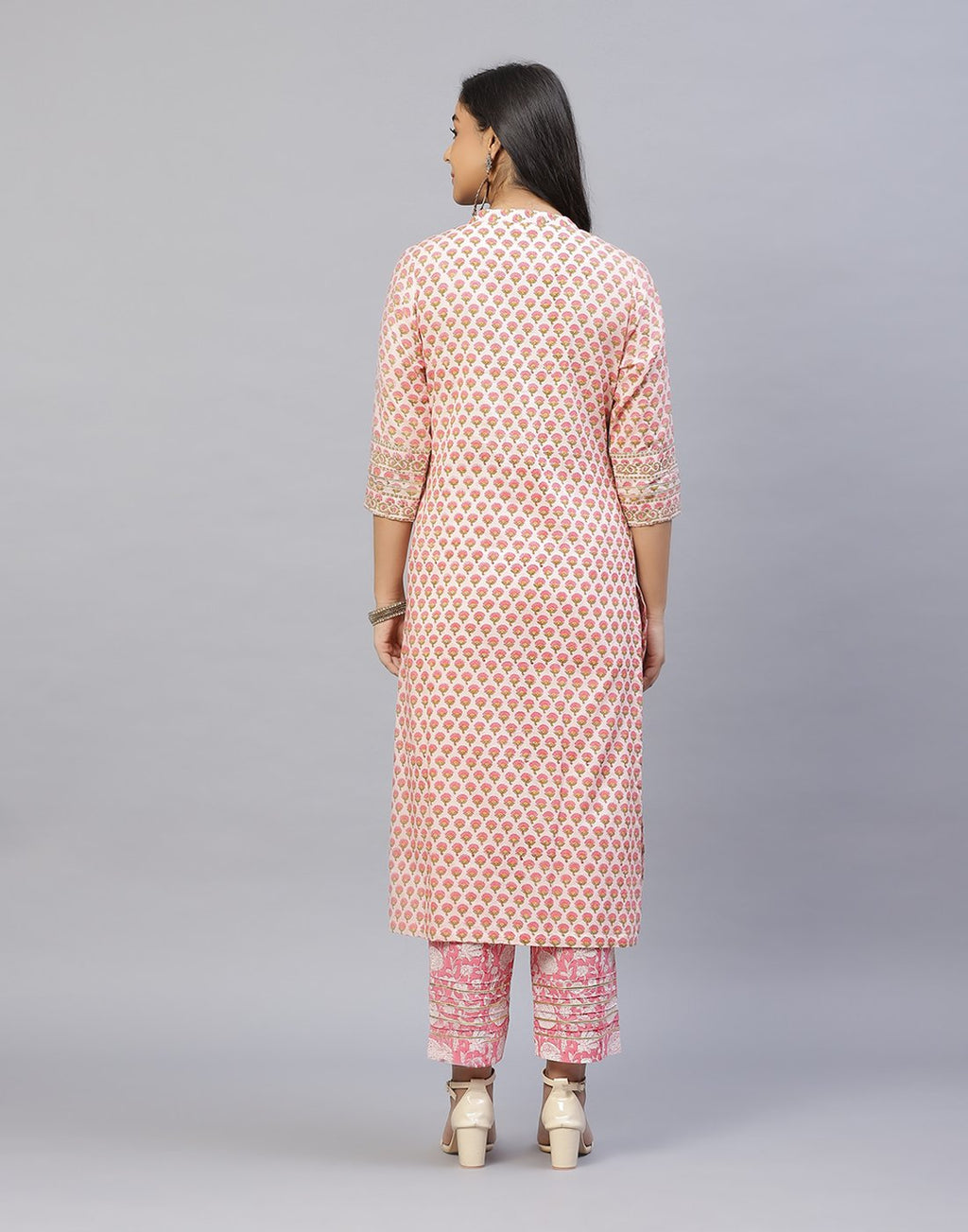 Printed Cotton salwar Kameez Stitched Suit With Kota Printed Dupatta