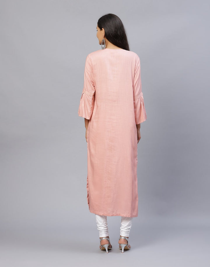Embroidered Cotton Kurti