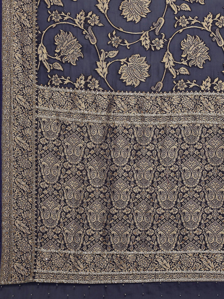 Khaddi Woven Banarasi Saree