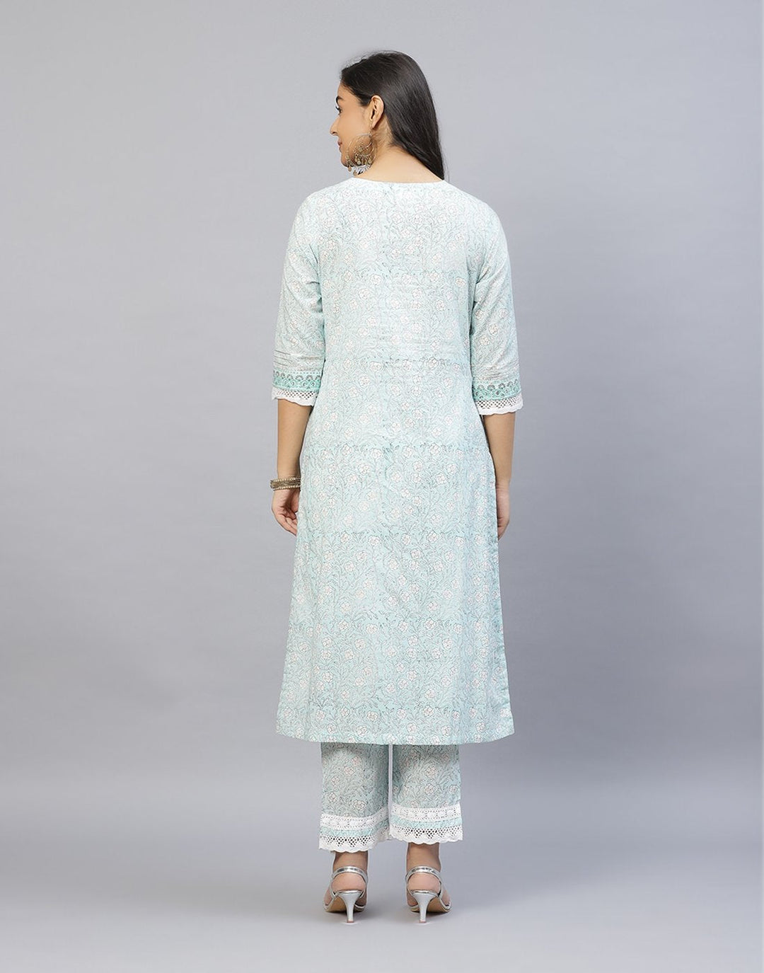 Printed Cotton salwar Kameez Stitched Suit With Kota Printed Dupatta