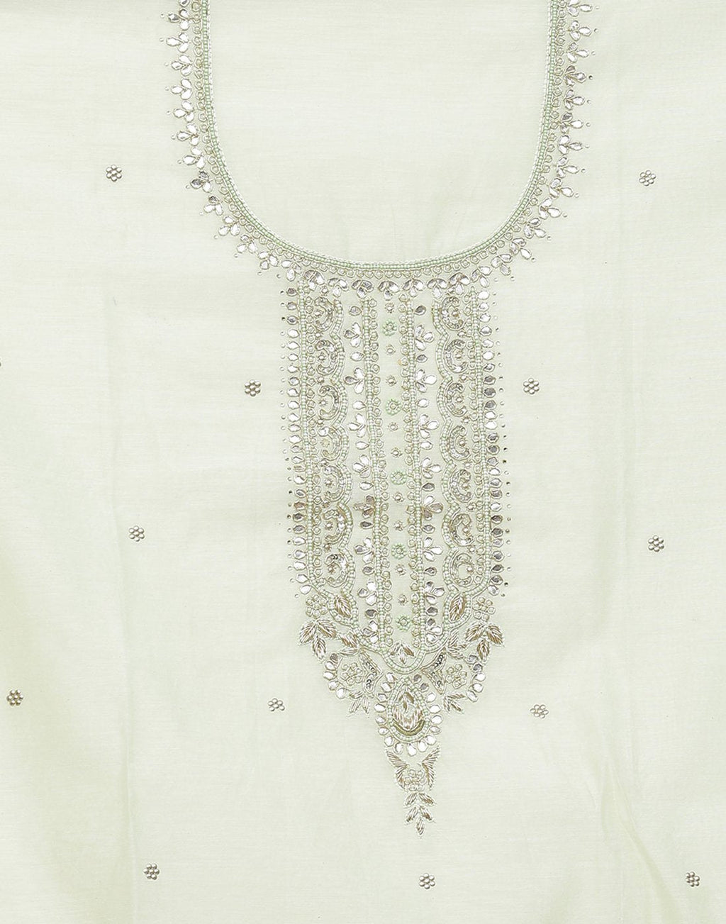 Chanderi Embroidered Suit Piece
