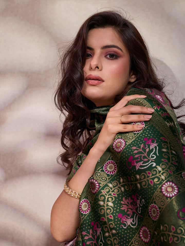 Woven Design Banarasi Silk Saree