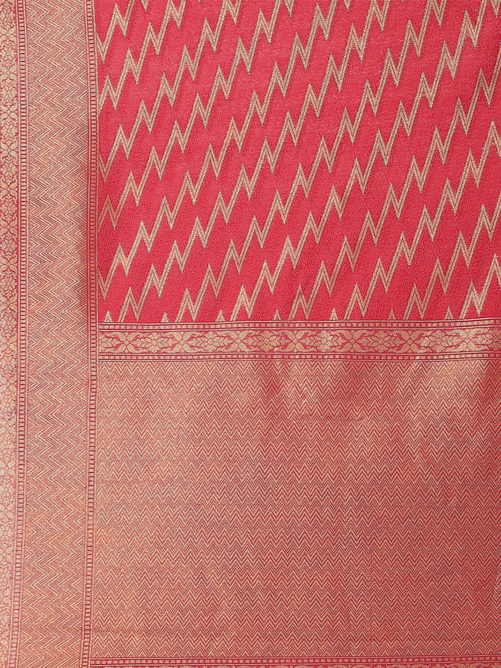 Zari Jaal Cotton Woven Saree