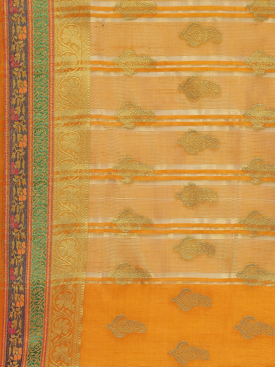Zari Jaal Handloom Woven Saree