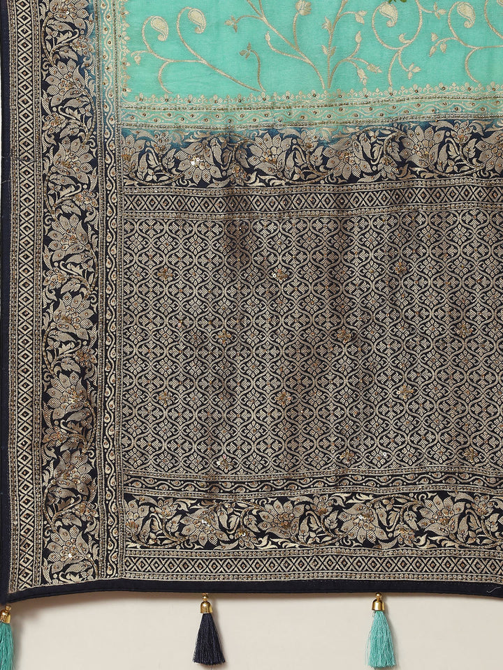 Embroidered Banarasi Saree