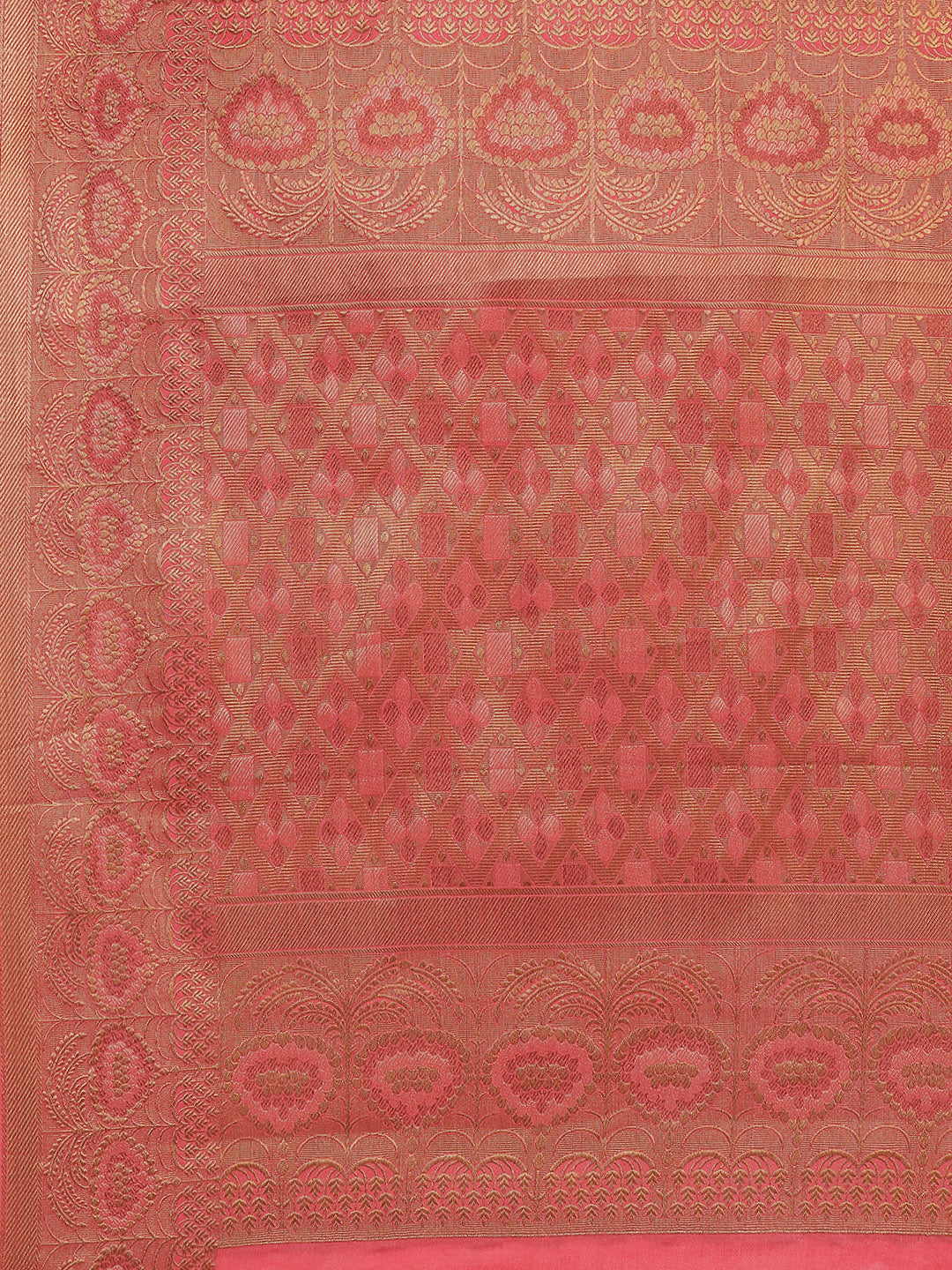 Leheriya Pattern Woven Handloom Saree