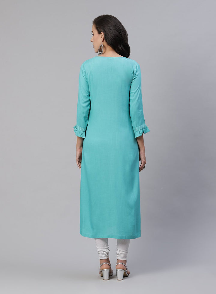 Embroidered Cotton Kurti