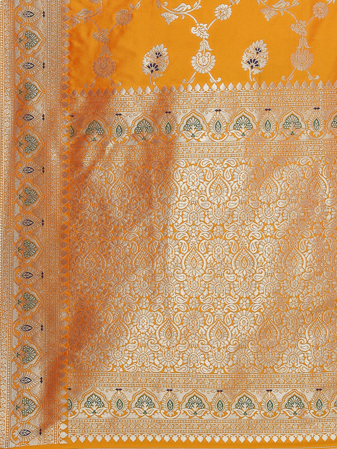Zari Jaal Woven Art Silk Banarsi Saree