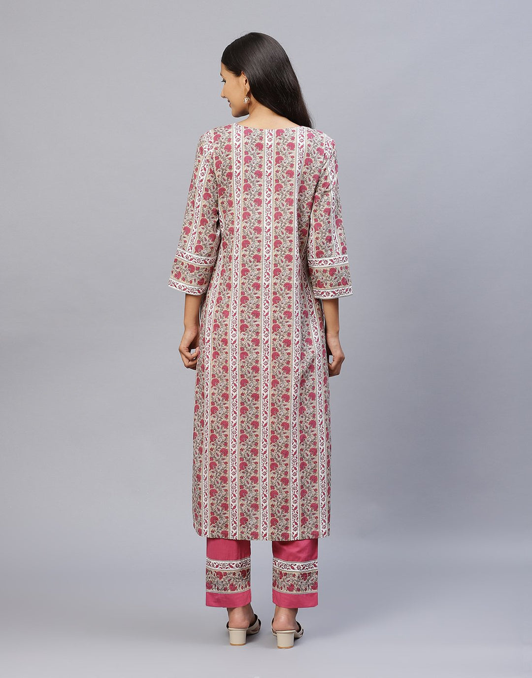 Cotton Printed Kurti Pant Set