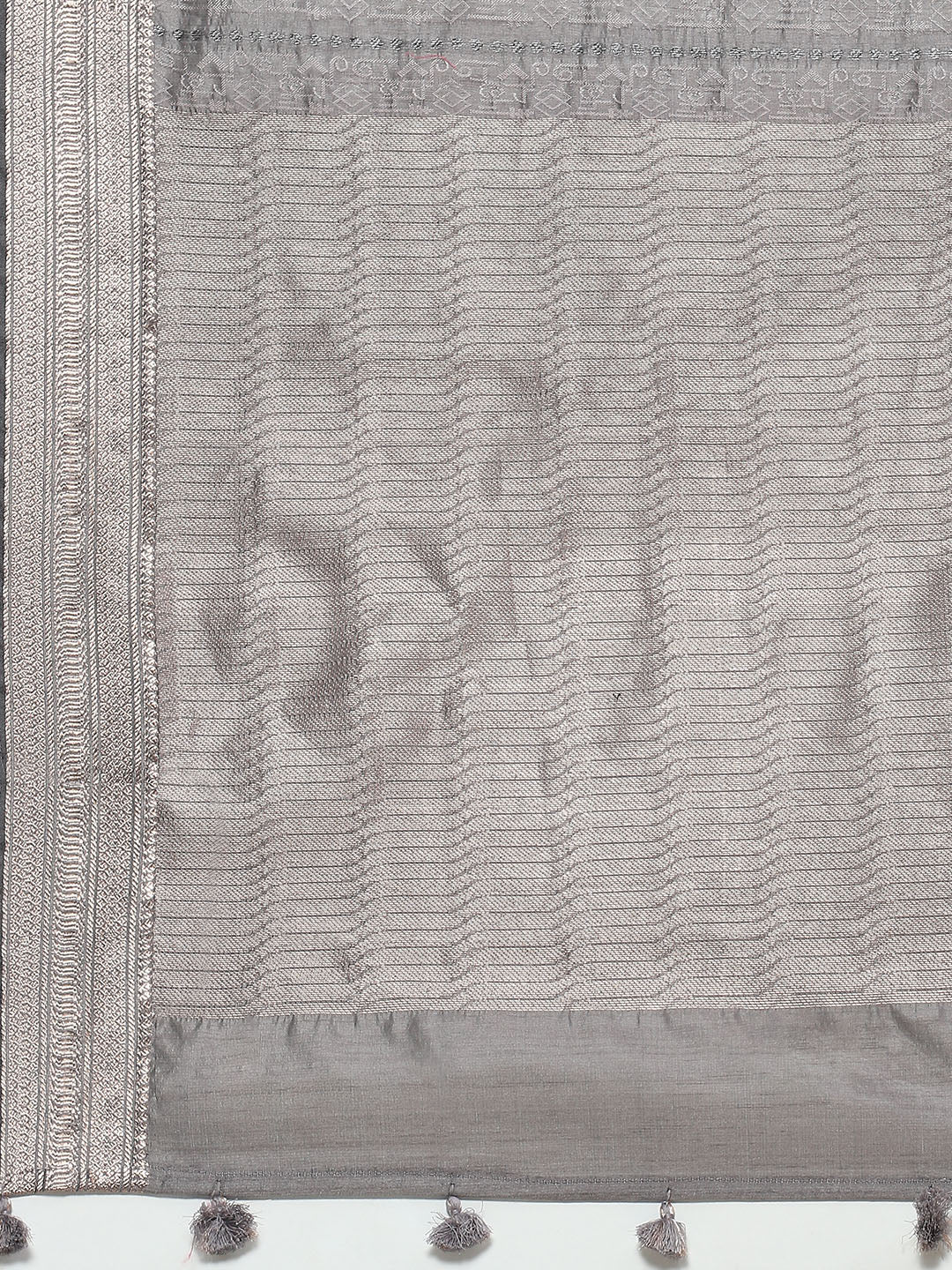 Zari Border Woven Art Tussar Saree