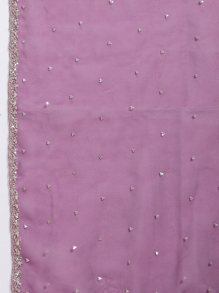 Sequence Embroidery Tissue Saree