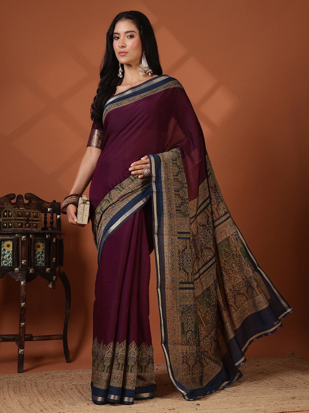 Printed Art Silk Saree