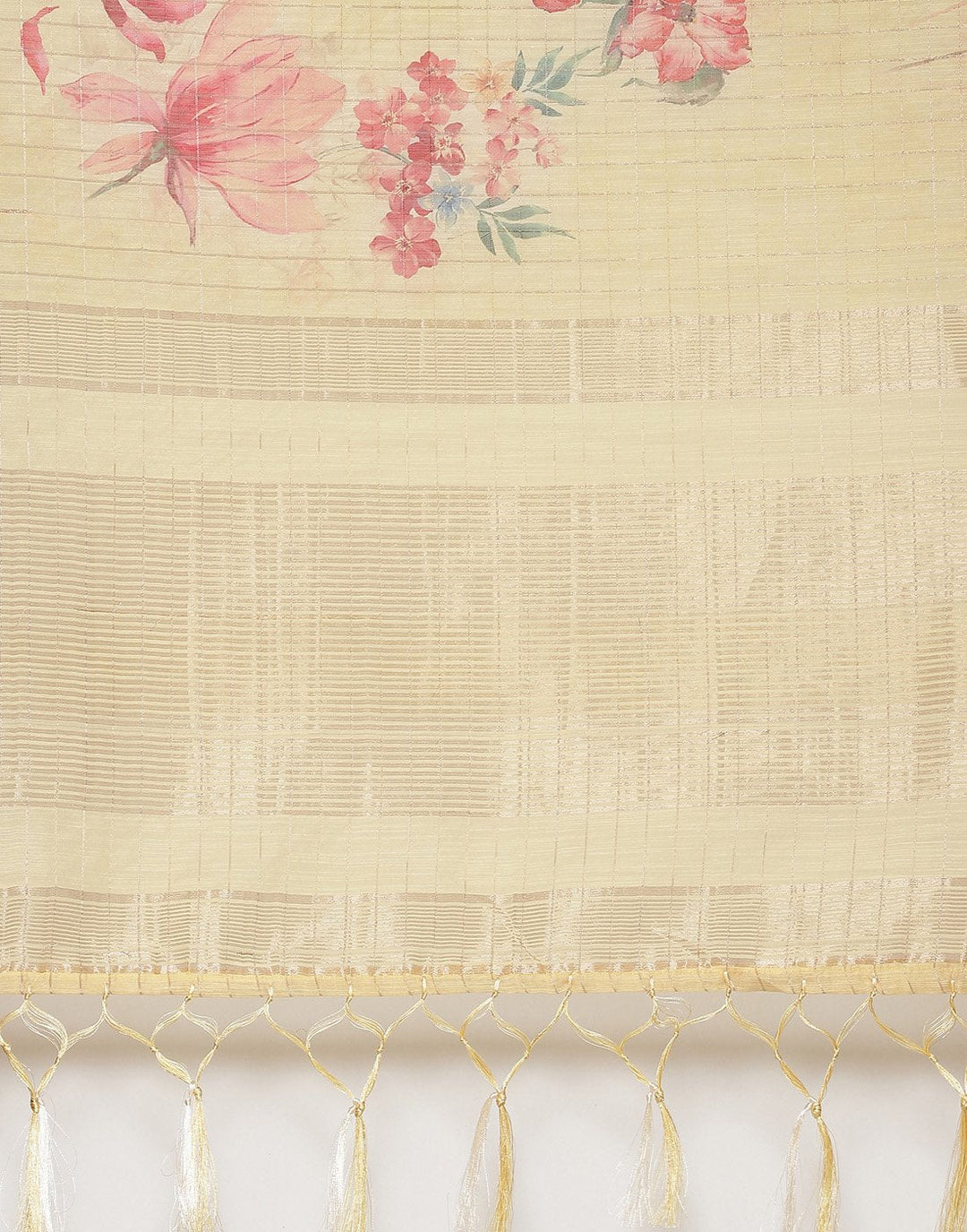 Digital Floral Linen Printed Saree